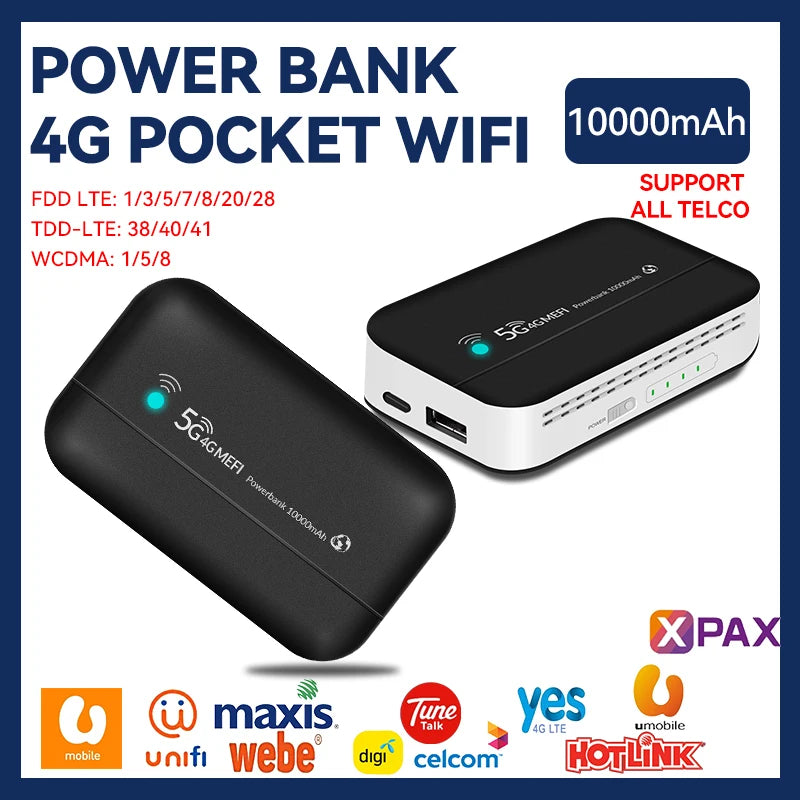 Professional 4G Router Power Bank PW100