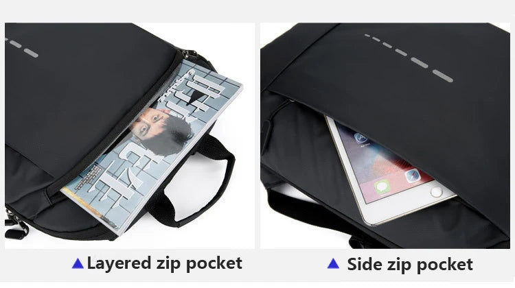 Lightweight Waterproof Laptop Backpack 15.6"