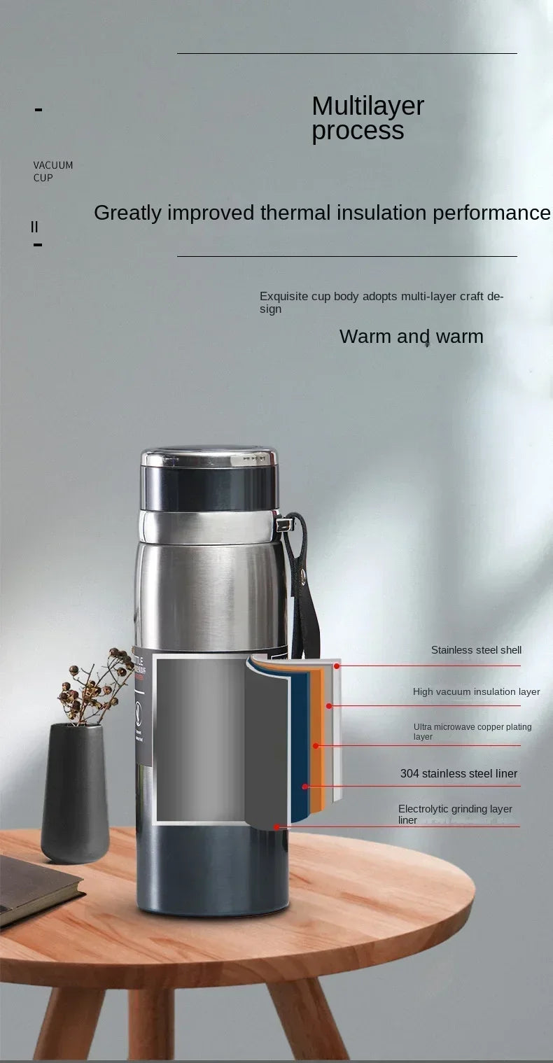1L Thermal Bottle, Botella Térmica 1L
