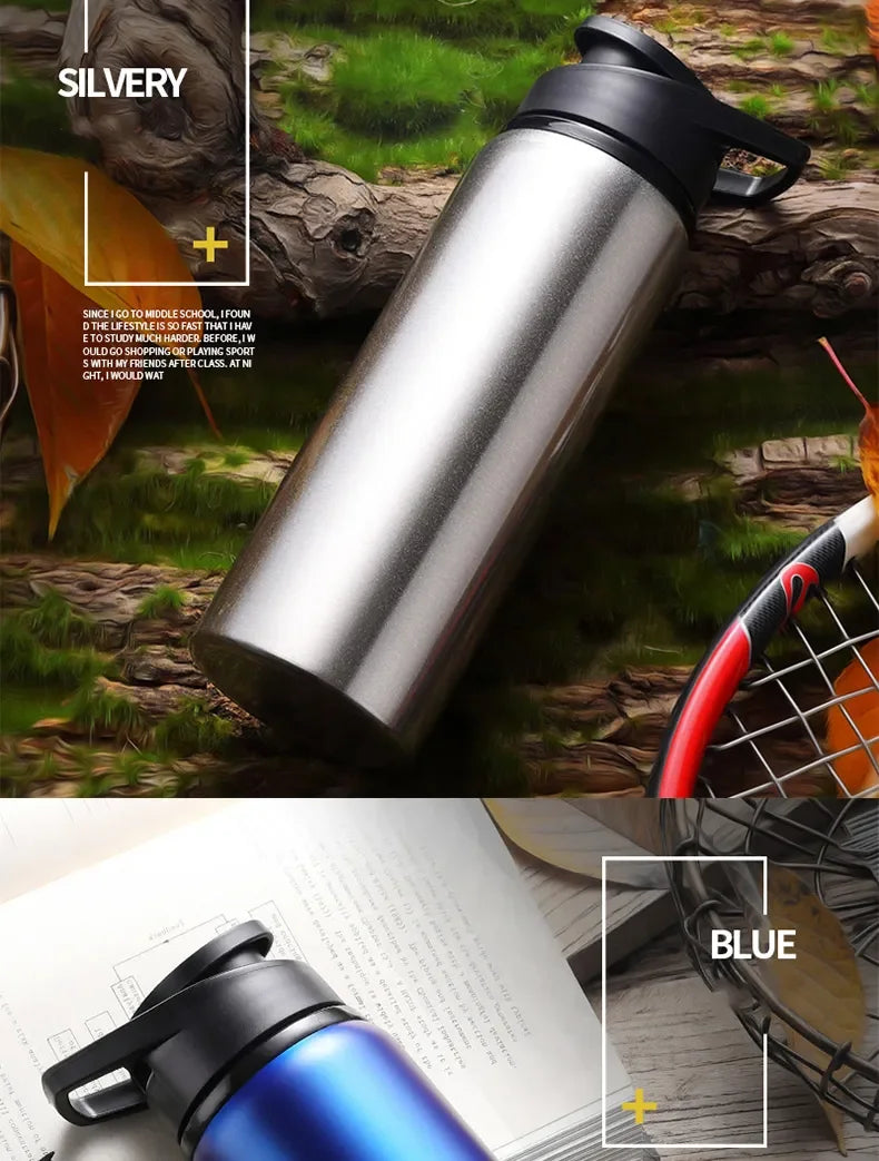 Metal Water Bottle, Botella Agua Metal