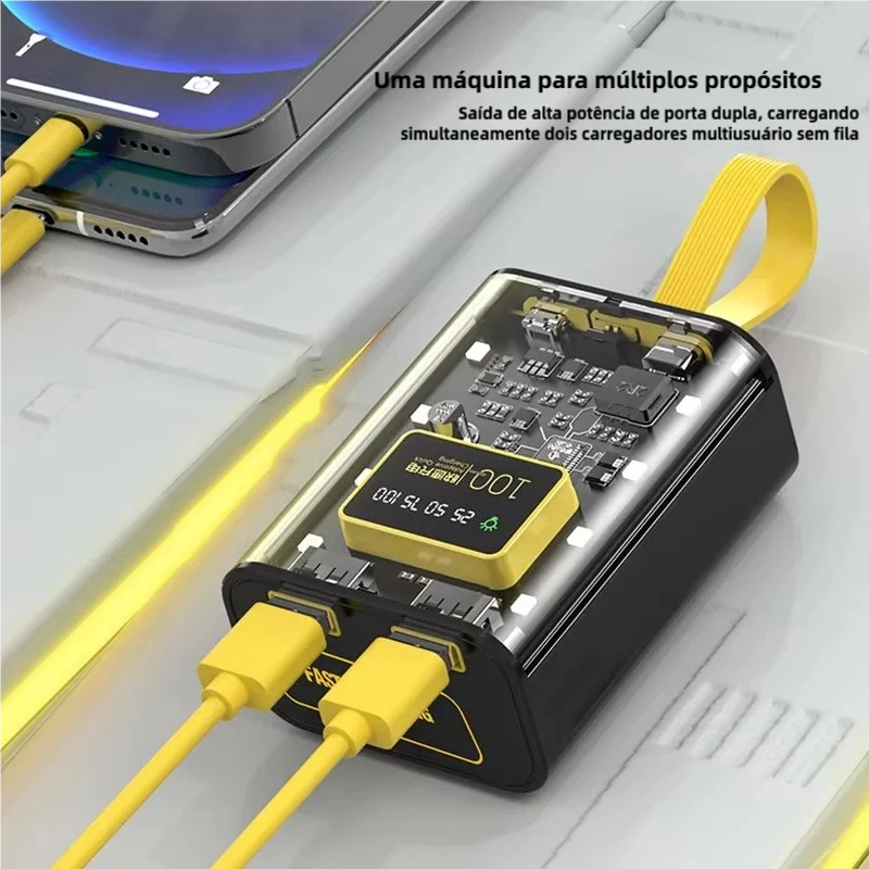 Compact Mini Mecha Power Bank 10000mAh