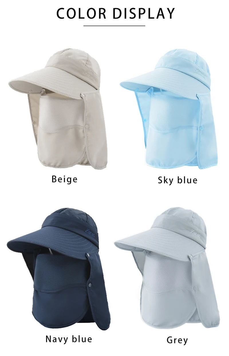 Premium Foldable Sun Hat Large Brim