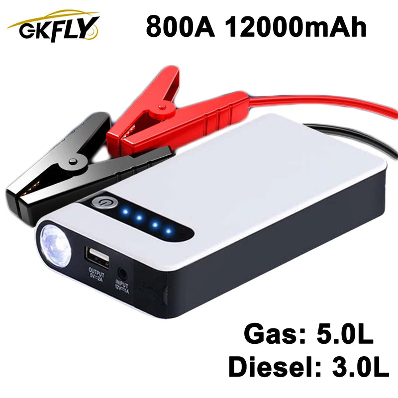 Professional GKFLY Car Jump Starter 12000mAh