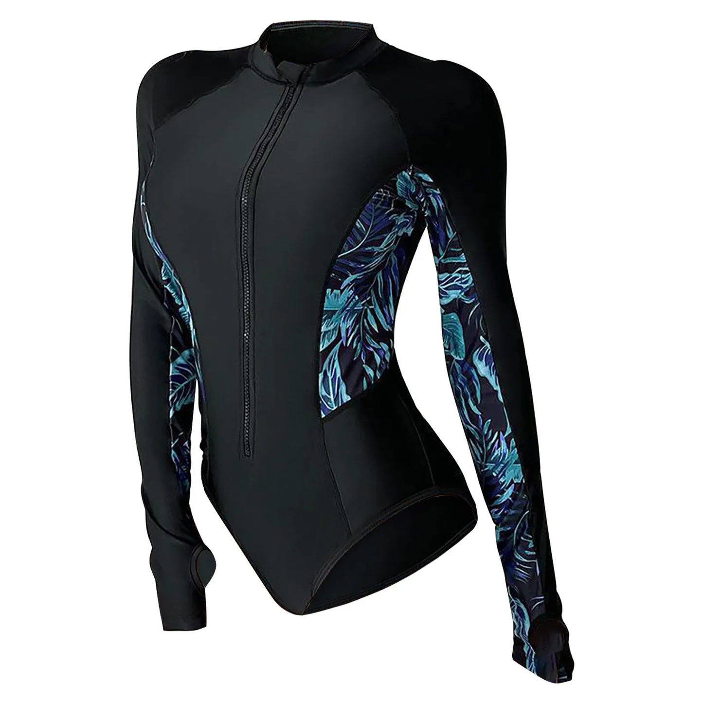 Tummy Control Surf Swimsuit Zipper