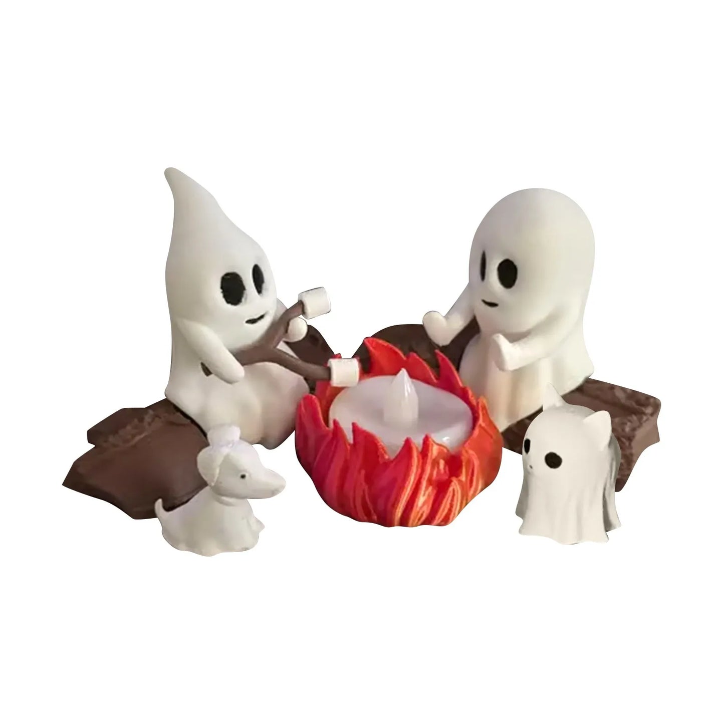 Halloween Ghost Bonfire Party Spooky Figurine