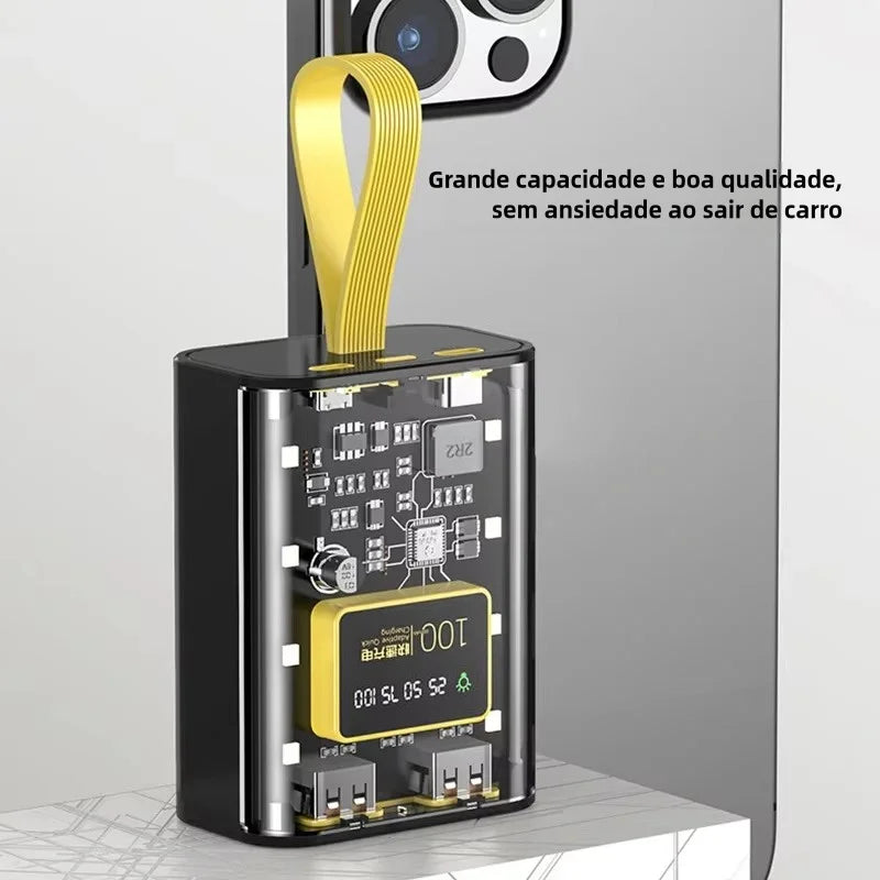 Compact Mini Mecha Power Bank 10000mAh