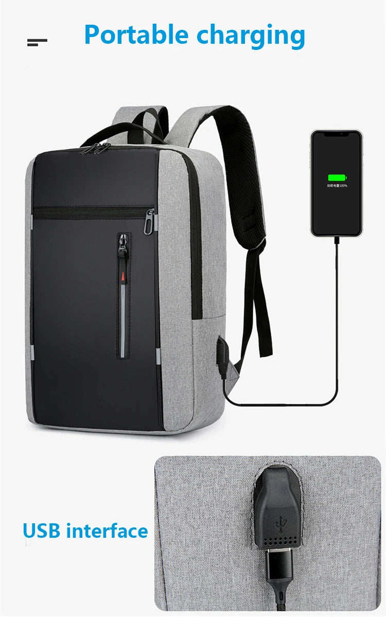 Executive Business Laptop Backpack USB