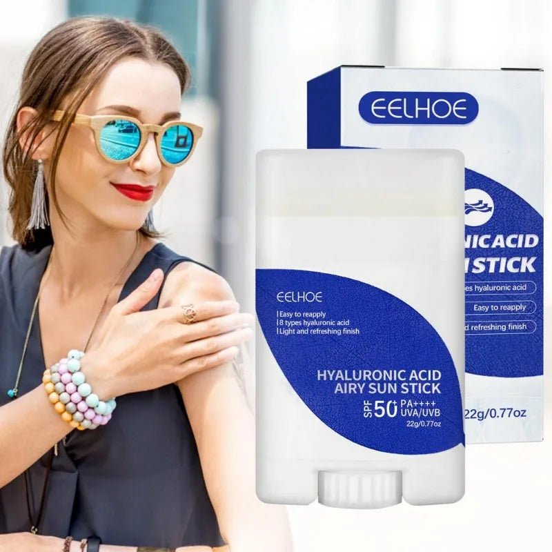 Convenient SPF50+ Hyaluronic Sunscreen Stick