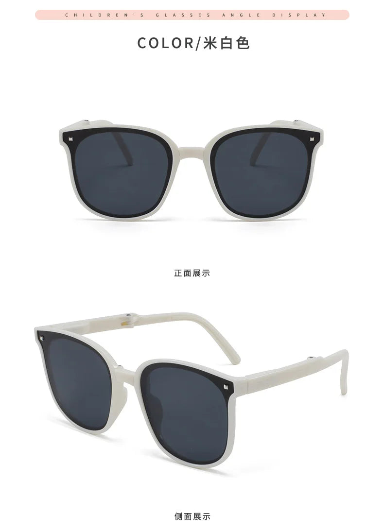 Protective Kids Folding Sunglasses UV400