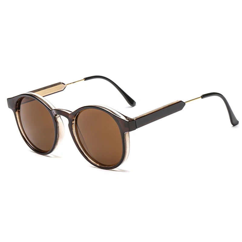 Stylish Retro Round Sunglasses UV400