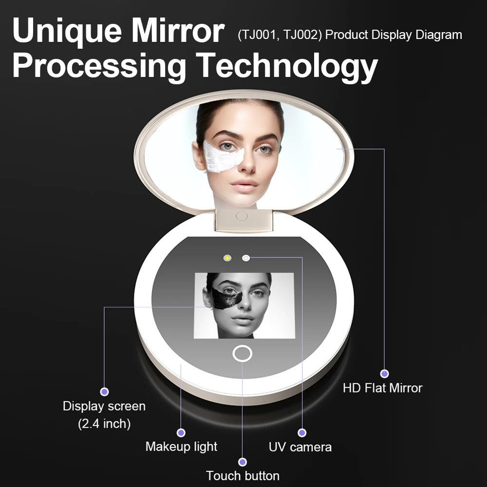 Professional TENGMIR UV Sunscreen Testing Mirror