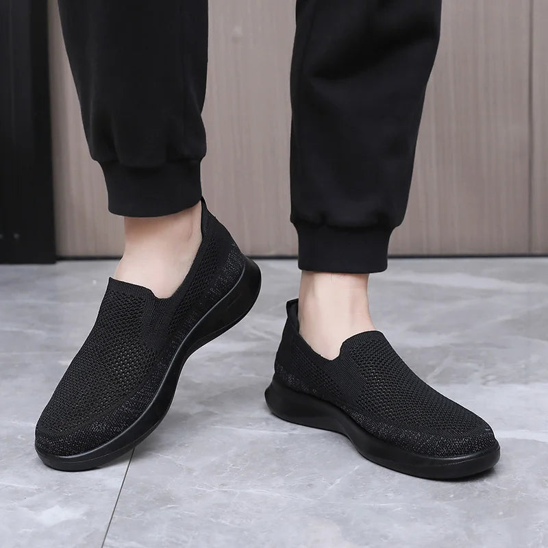 Breathable Slip-On Shoes, Zapatos Sin Cordones Transpirables