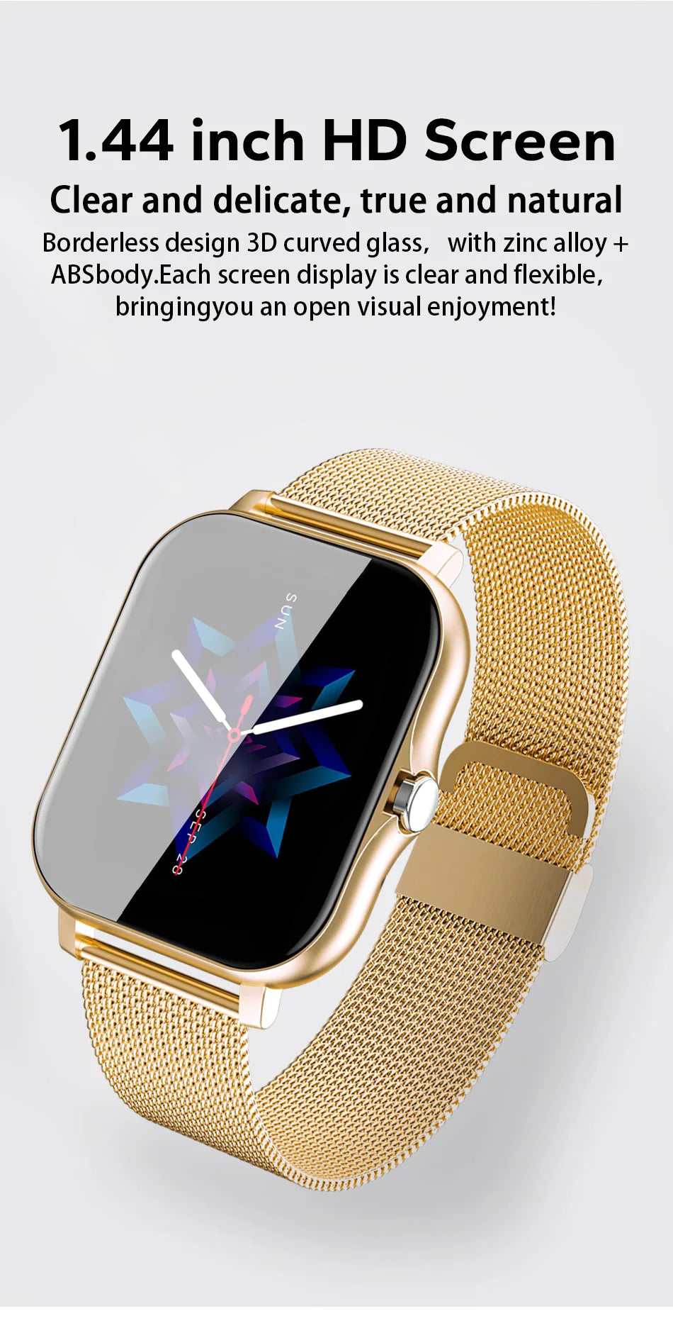 Android Smart Watch Health Monitor, Monitor Salud Reloj Inteligente Android