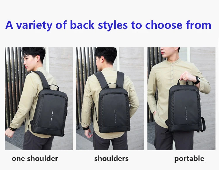 Lightweight Waterproof Laptop Backpack 15.6"