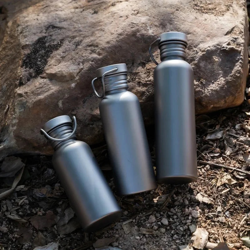 Titanium Water Bottle, Botella Agua Titanio