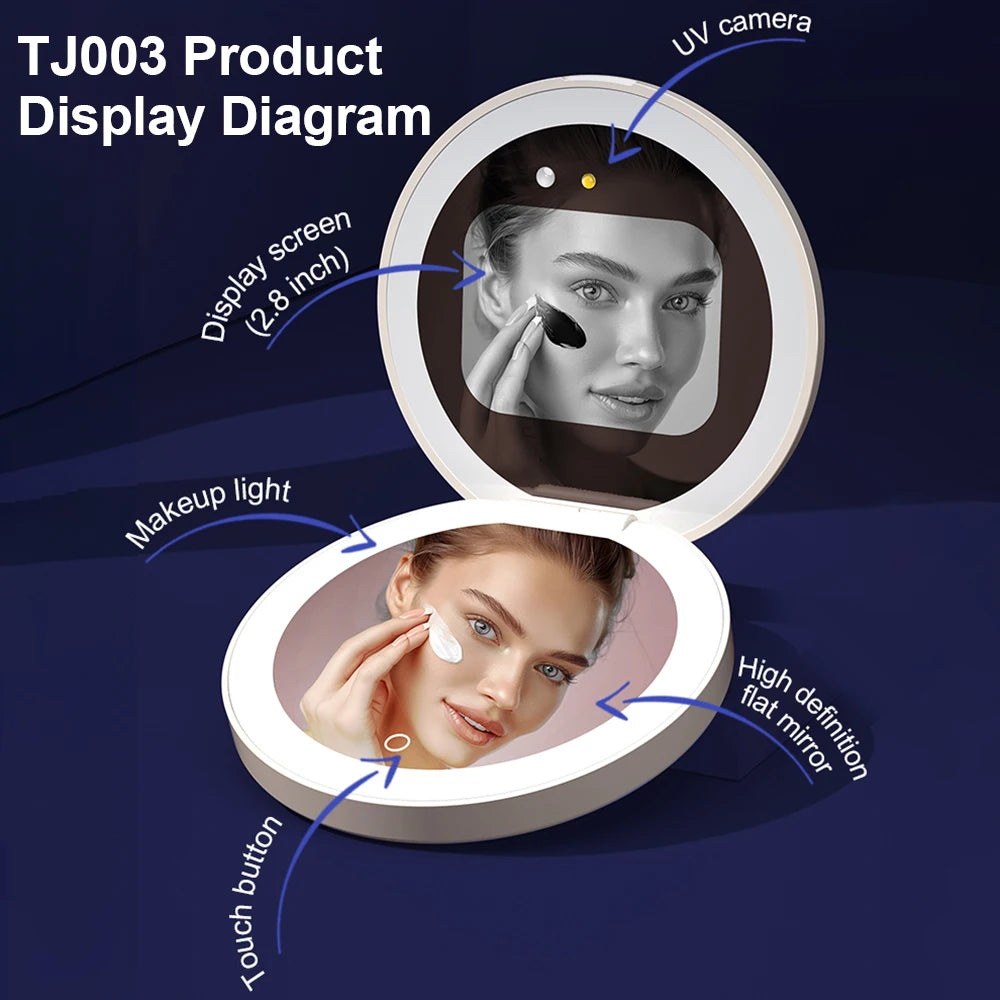 Professional TENGMIR UV Sunscreen Testing Mirror