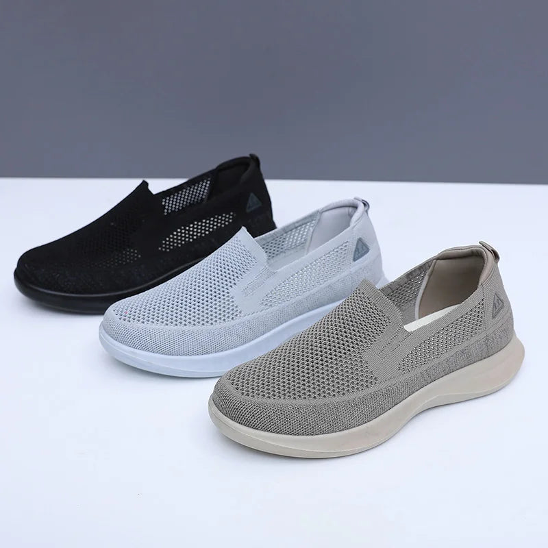 Breathable Slip-On Shoes, Zapatos Sin Cordones Transpirables