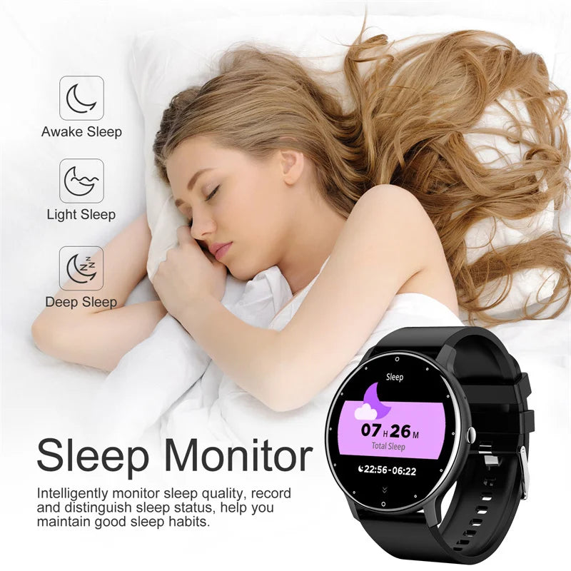 LIGE Full Touch Bluetooth Watch, Reloj Bluetooth Táctil Completo LIGE