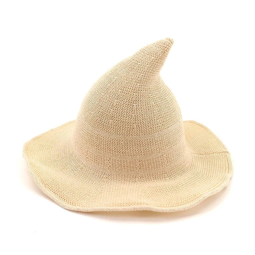 Halloween Witch Hat Long Point Knitted