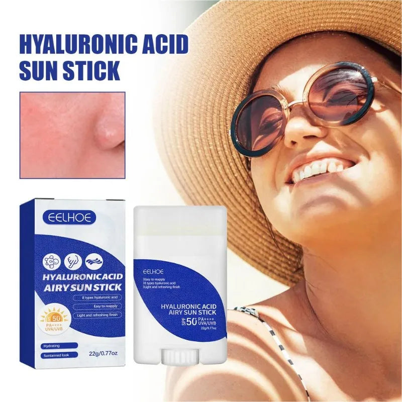 Convenient SPF50+ Hyaluronic Sunscreen Stick