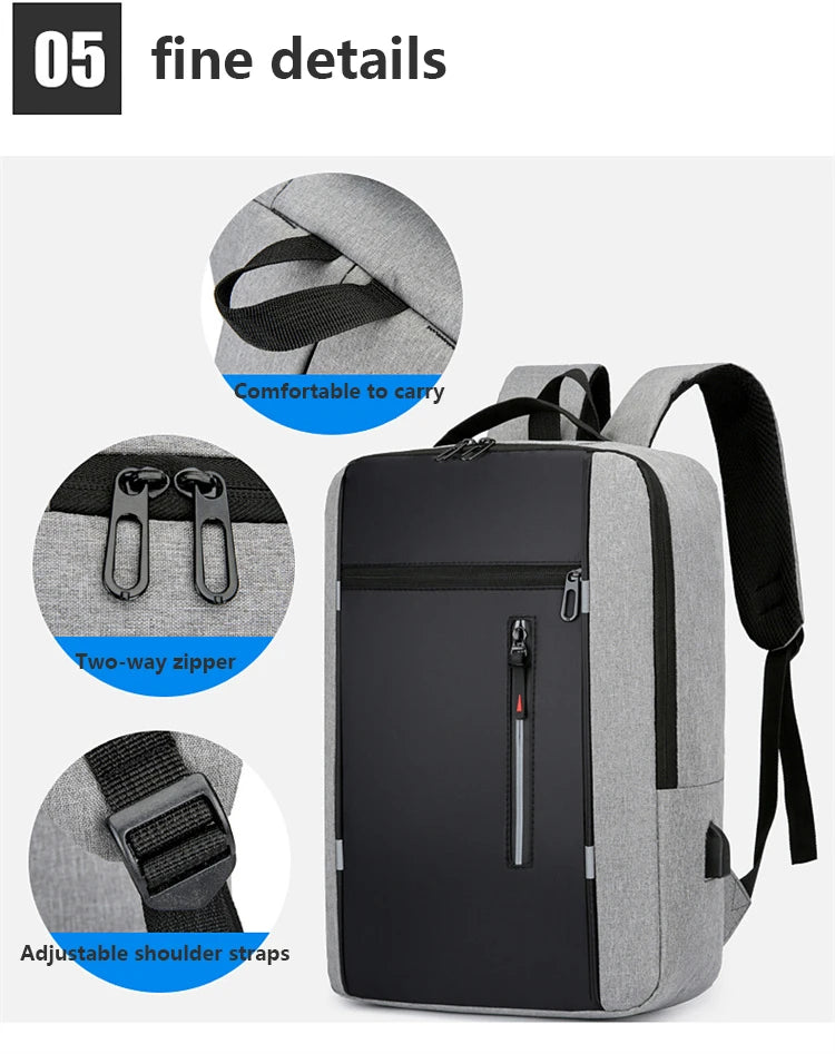 Executive Business Laptop Backpack USB