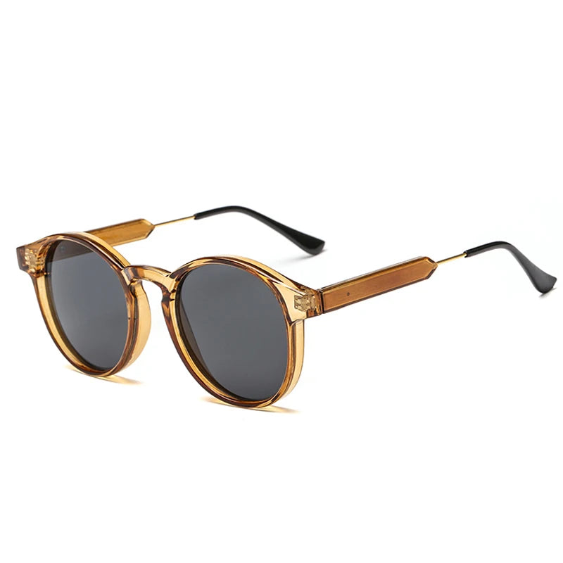 Stylish Retro Round Sunglasses UV400