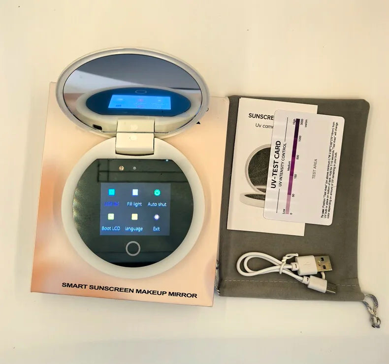 Professional TENGMIR UV Sunscreen Testing Mirror