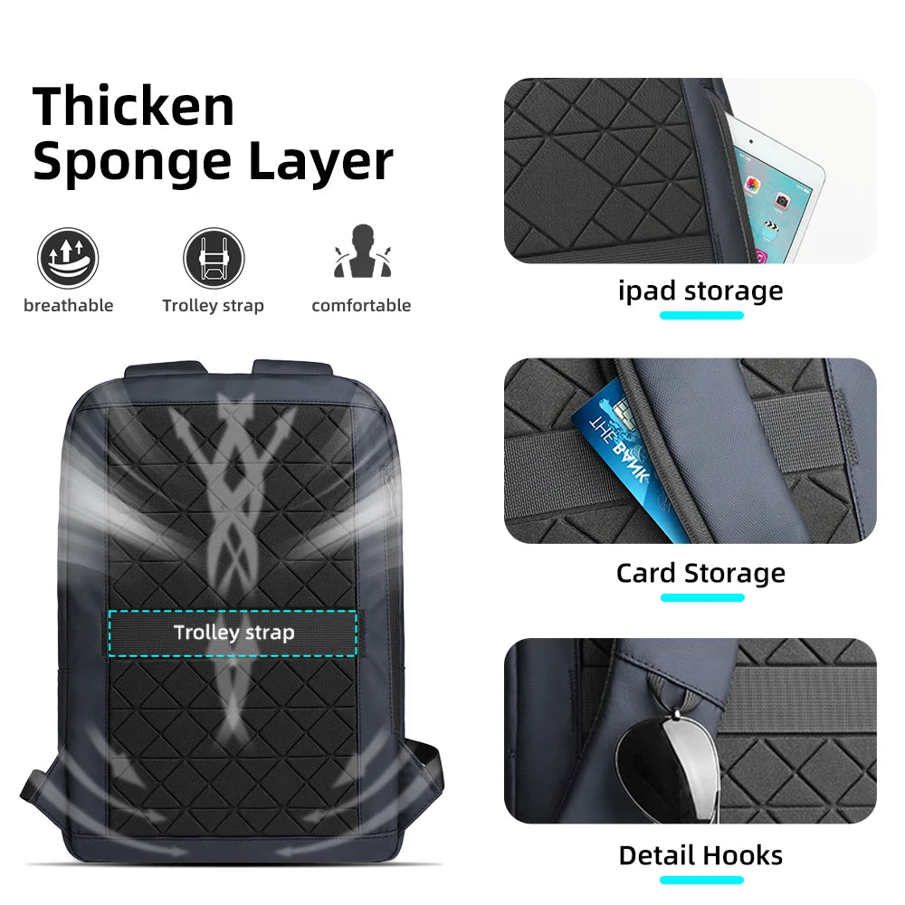 Heroic Knight Laptop Backpack – USB & Waterproof