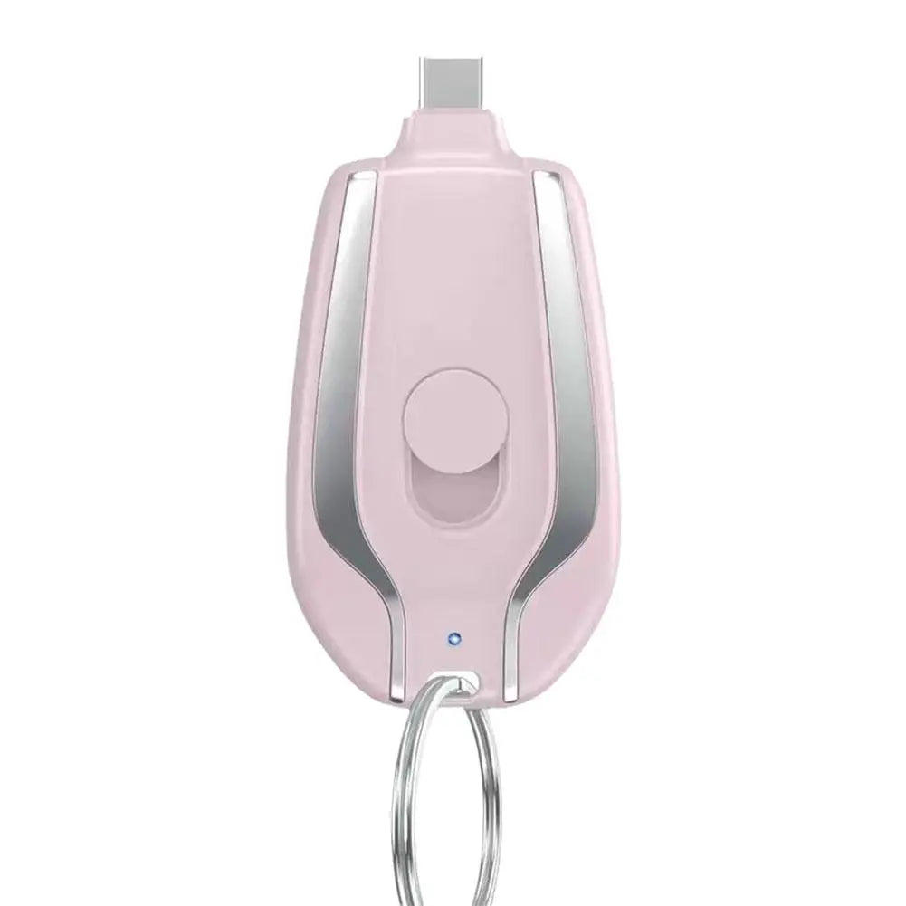 Emergency Mini Keychain Power Bank 1500mAh