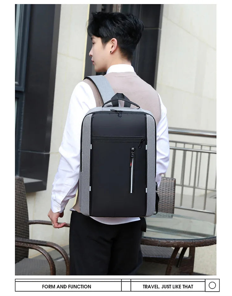 Executive Business Laptop Backpack USB