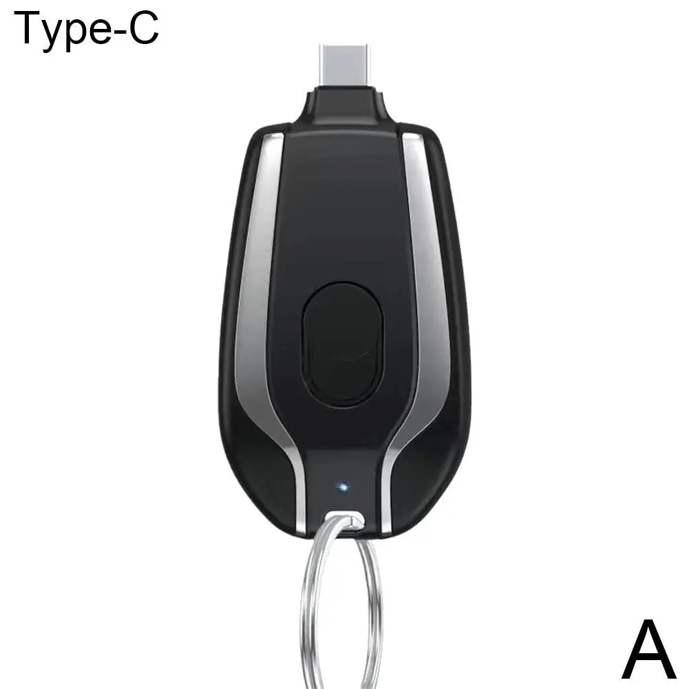 Emergency Mini Keychain Power Bank 1500mAh