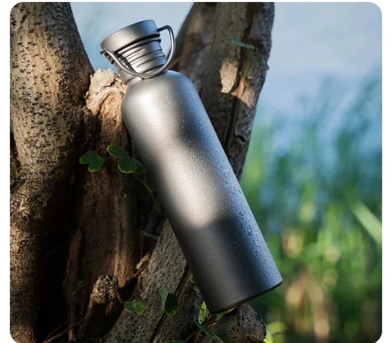 Titanium Water Bottle, Botella Agua Titanio