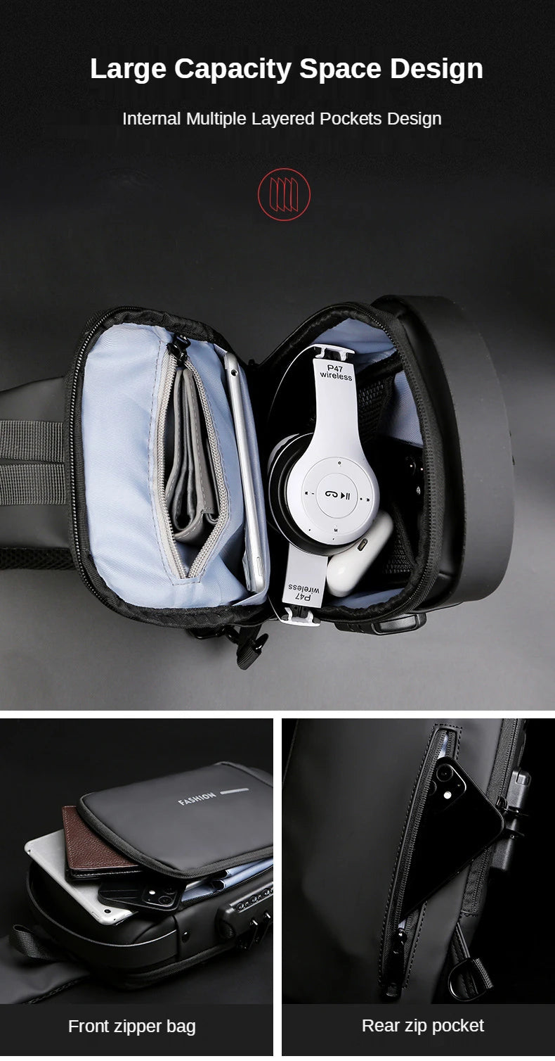 Luxury PU Leather Crossbody Bag