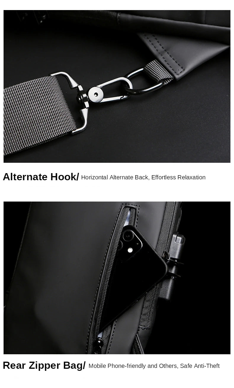 Luxury PU Leather Crossbody Bag