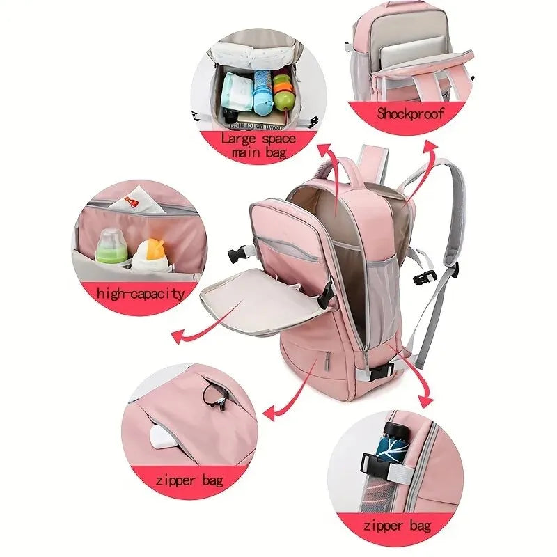 Multifunctional Travel Backpack Shoe Storage