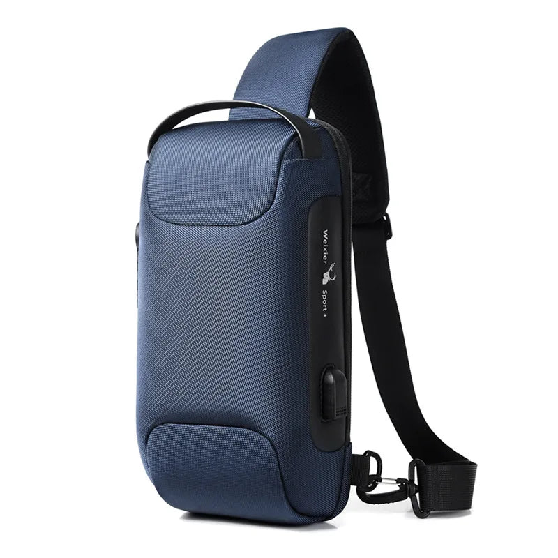 Executive Crossbody Sling Backpack USB