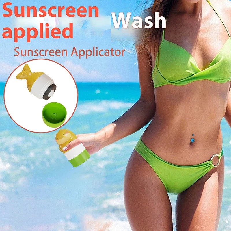 Portable Refillable Sunscreen Applicator Travel