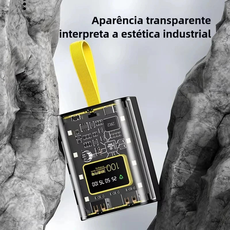 Compact Mini Mecha Power Bank 10000mAh