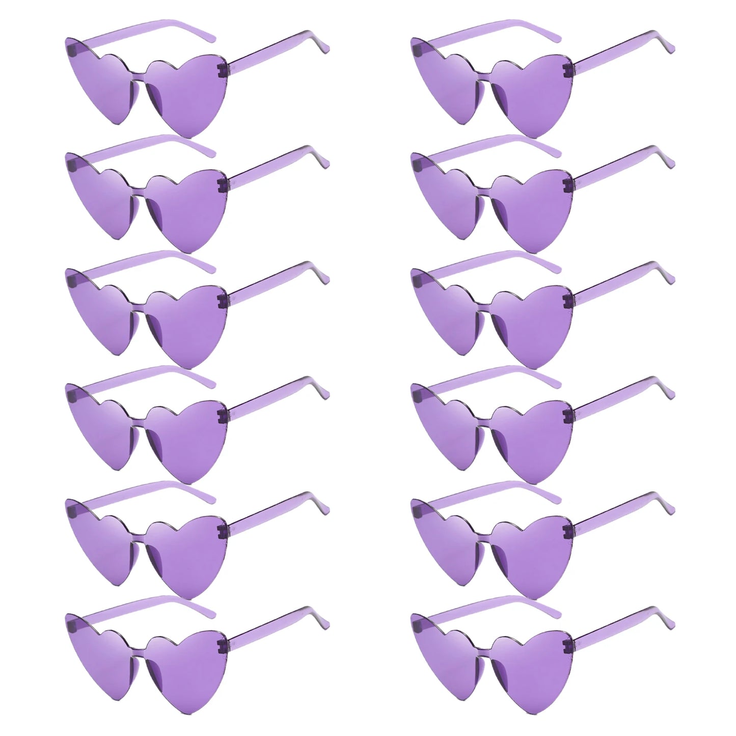 Trendy Heart-Shaped Party Sunglasses Bulk