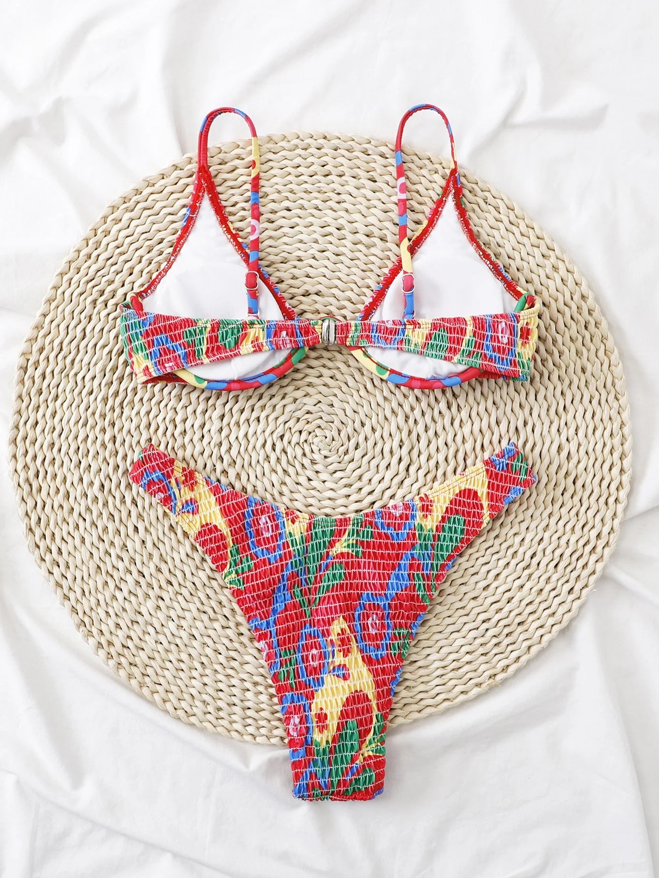 Bohemian Halter Spandex Bikini Adjustable