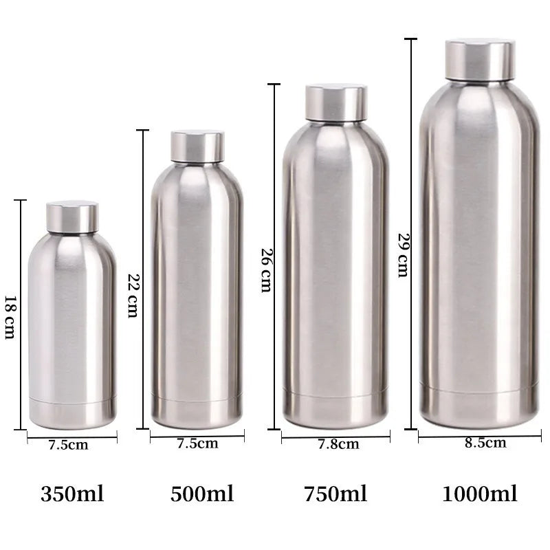 Stainless Steel Bottle, Botella Acero Inoxidable