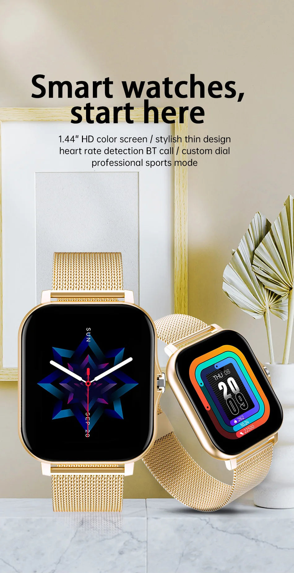 Android Smart Watch Health Monitor, Monitor Salud Reloj Inteligente Android