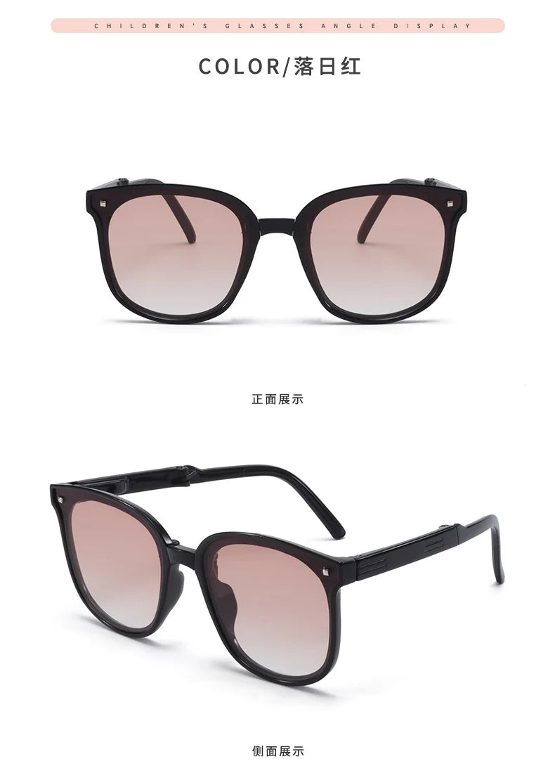 Protective Kids Folding Sunglasses UV400