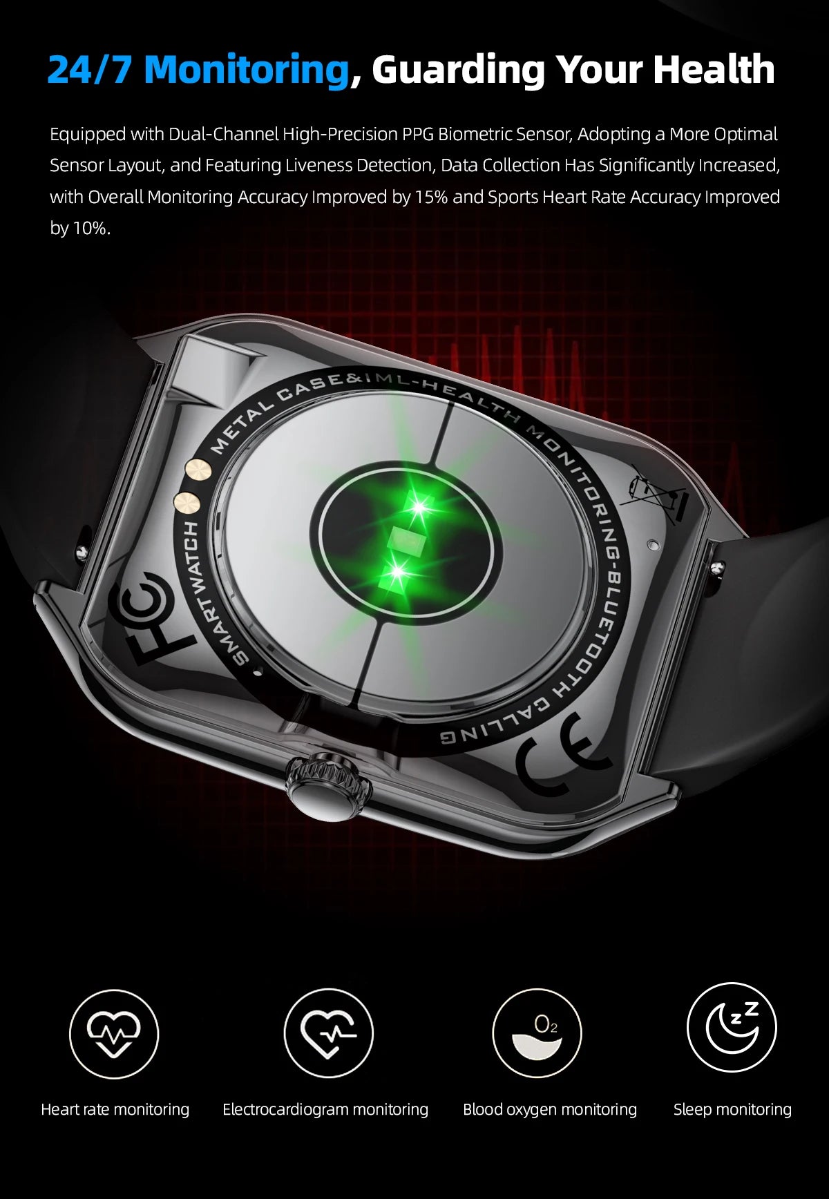 Ultra Thin Sports Activity Tracker, Rastreador Actividad Deportiva Ultra Delgado