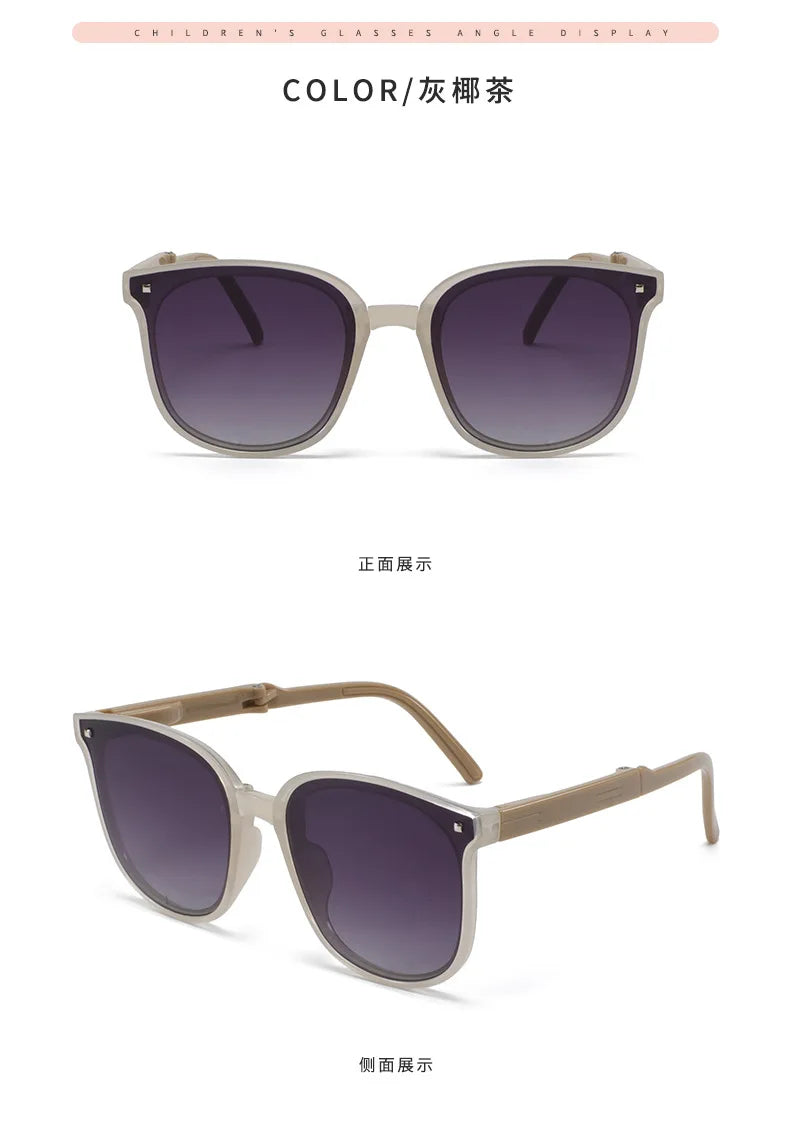 Protective Kids Folding Sunglasses UV400