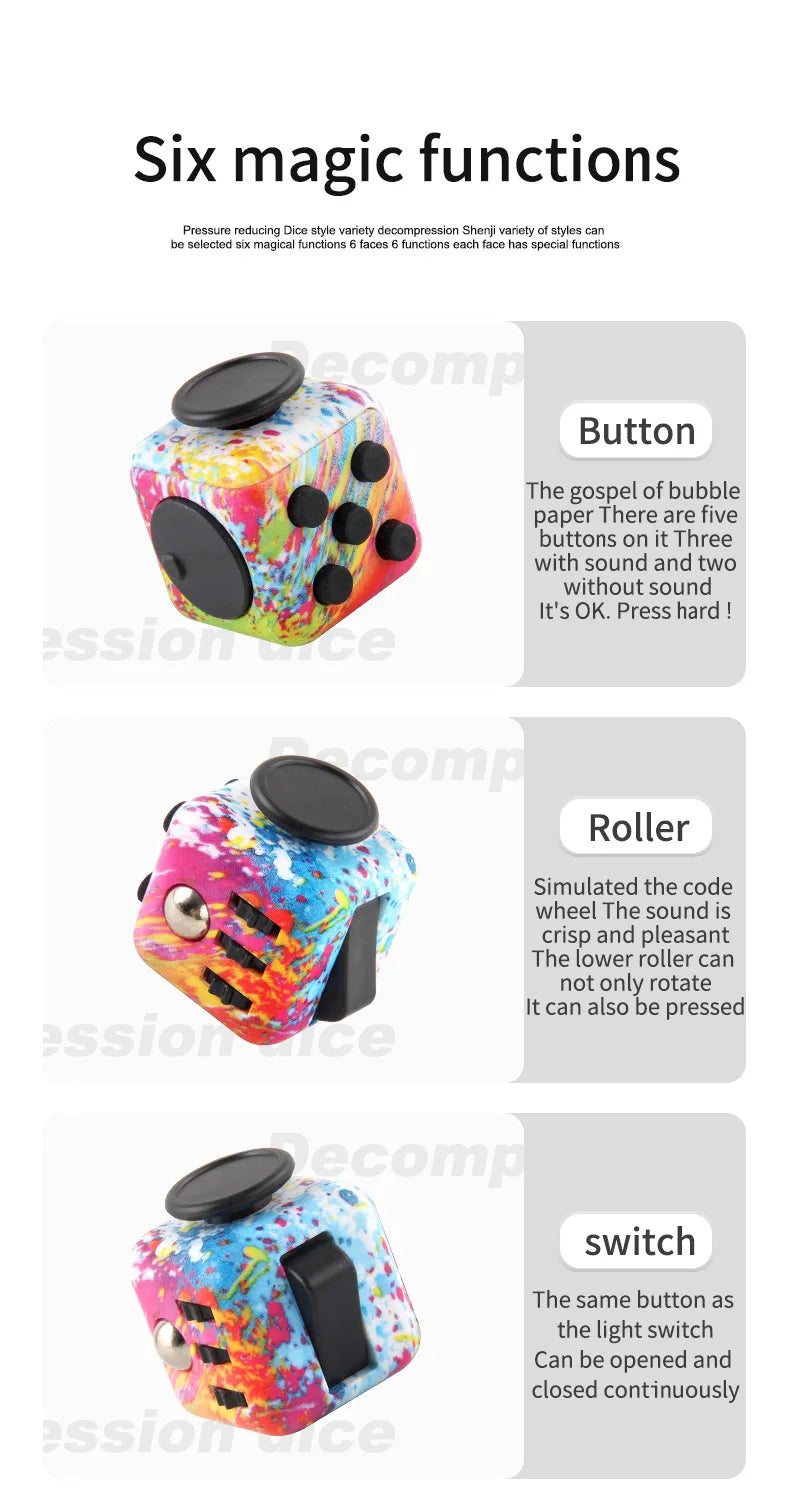 Infinity Fidget Stress Relief Cube