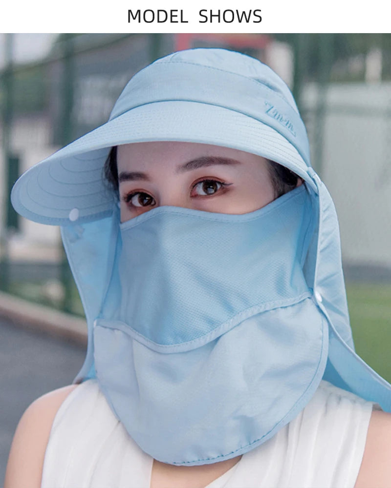 Premium Foldable Sun Hat Large Brim