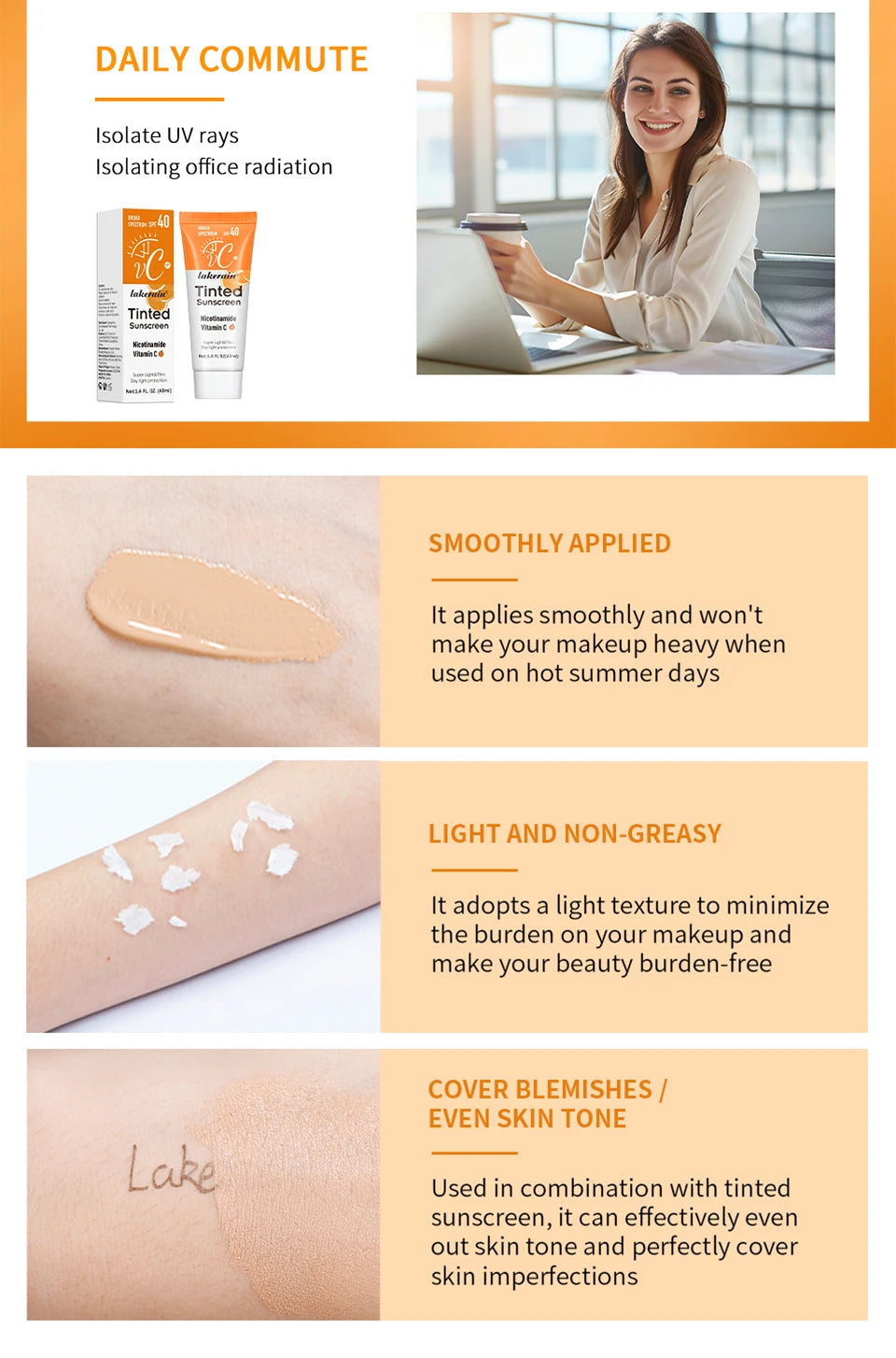 Vitamin C Tinted Moisturizing Sunscreen SPF40
