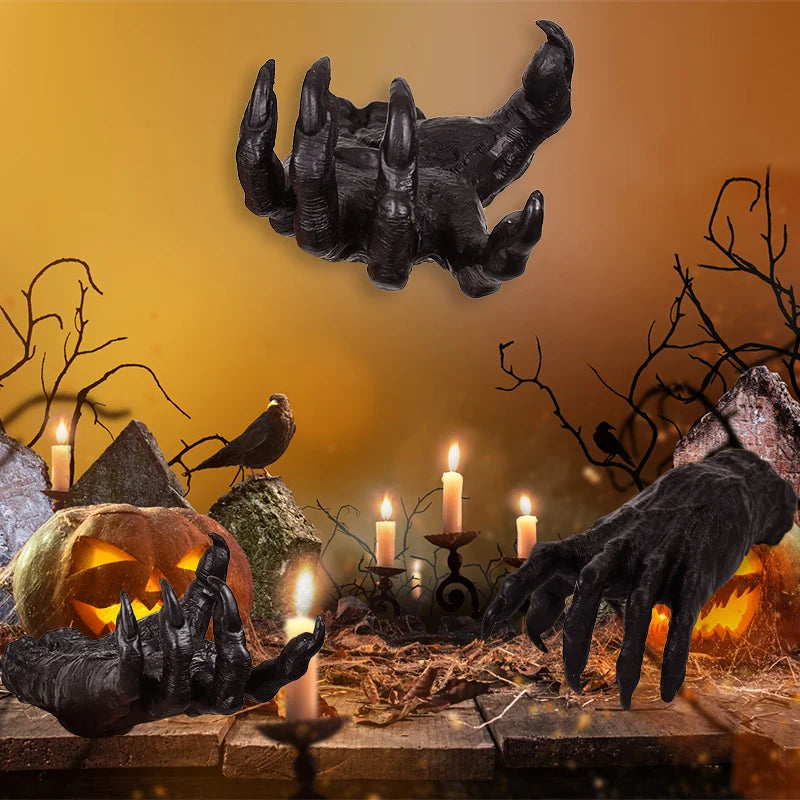 Halloween Gothic Witch Hand Wall Hanger