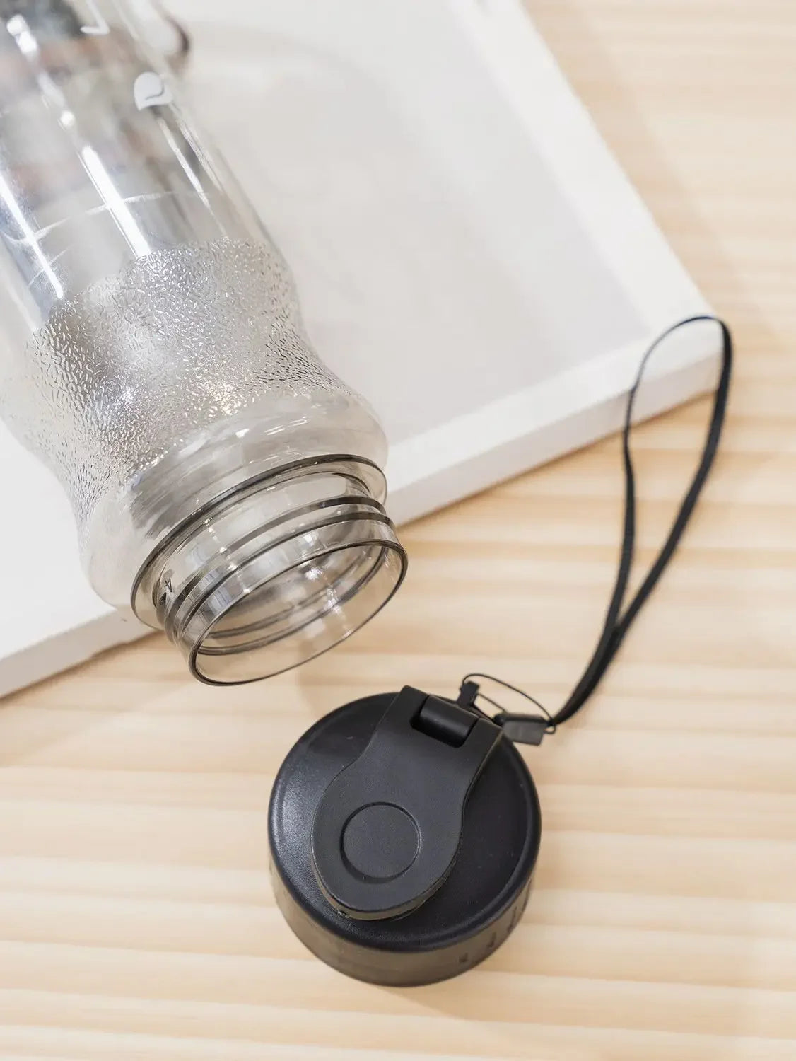Transparent Water Bottle: Leak-proof Sports Drinkware